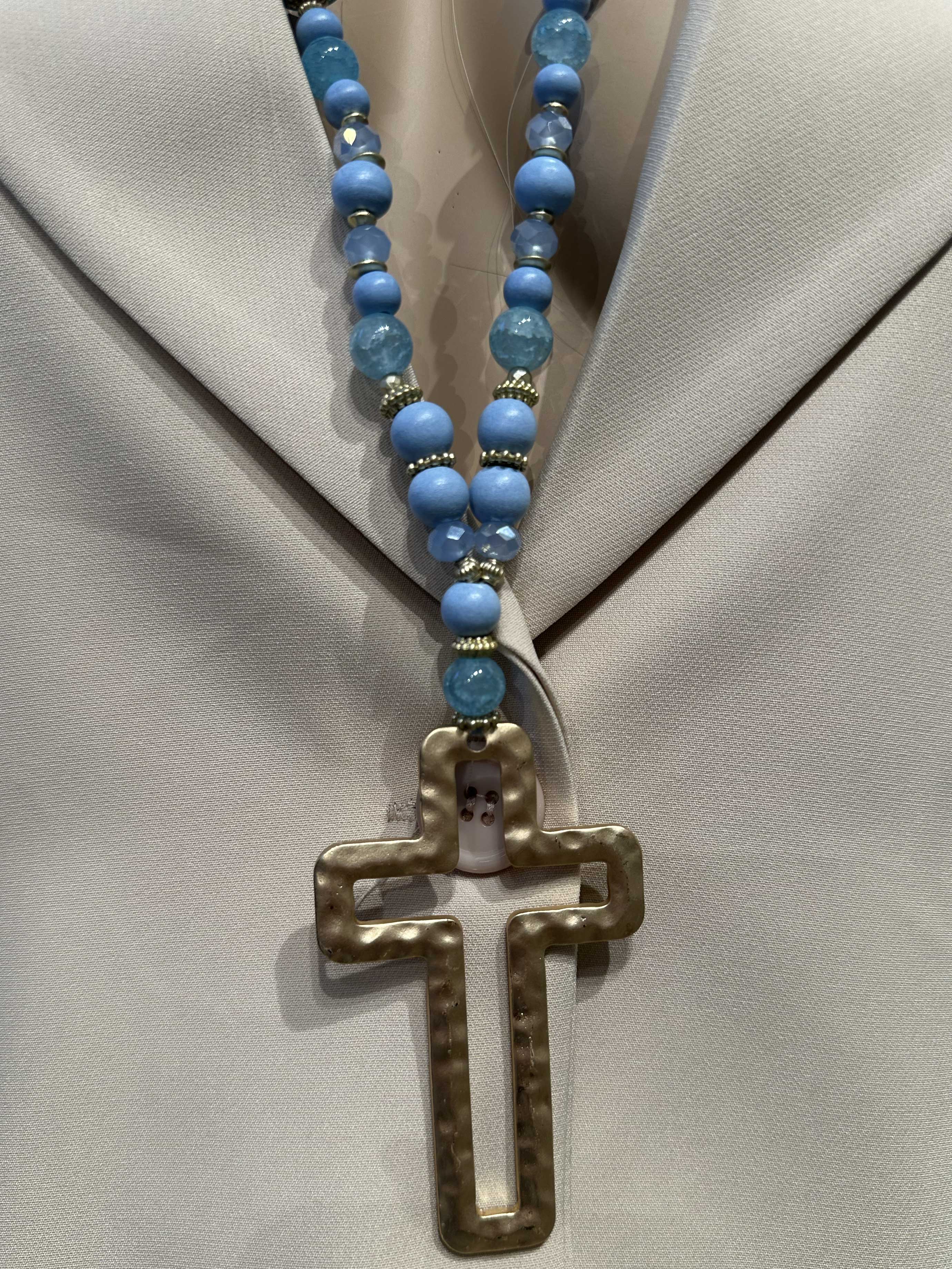 Chioma - Perlekæde med kors